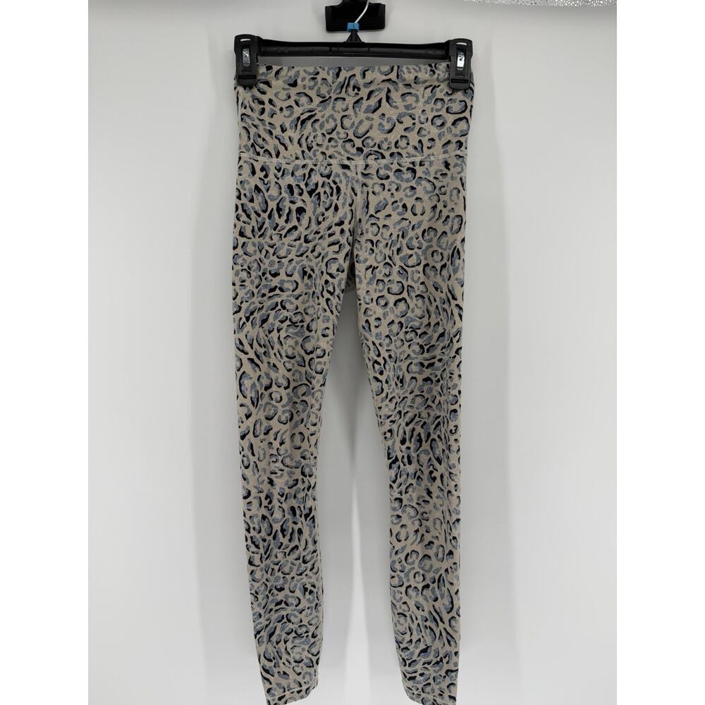 VARLEY Womens Let's Move Cheetah Print Leggings High Rise Size XS Inseam 26” - Picture 2 of 5
